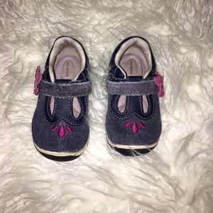 Teagan Stride Rite Blue Shoes, 6W